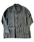 画像2: 【ANTHEM A(アンセムエー)】PIGMENT CUPRO OPEN COLLAR SHIRTS/ CHARCOAL