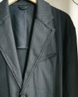 画像3: 【ANTHEM A(アンセムエー)】FLANNEL STRIPE BROKEN JACKET/ NAVY STRIPE