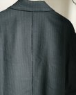 画像5: 【ANTHEM A(アンセムエー)】FLANNEL STRIPE BROKEN JACKET/ NAVY STRIPE