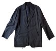 画像2: 【ANTHEM A(アンセムエー)】FLANNEL STRIPE BROKEN JACKET/ NAVY STRIPE