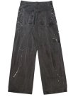 画像3: 【ensou.(エンソウ)】Splash Painter Jeans/ Sumi-dyed Grey