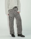 画像1: 【ensou.(エンソウ)】Splash Painter Jeans/ Sumi-dyed Grey