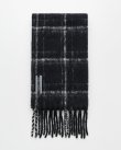 画像1: 【OUR LEGACY(アワーレガシー)】ESTATE SCARF/ Black Fuzzy Alpaca Check