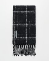 画像: (予約商品)【OUR LEGACY(アワーレガシー)】ESTATE SCARF/ Black Fuzzy Alpaca Check