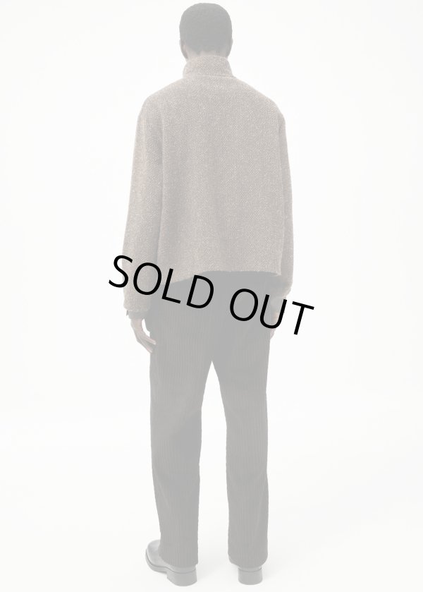 画像6: 【OUR LEGACY(アワーレガシー)】SHRUNKEN FULLZIP POLO/ Brown Sparse Buckle Weave