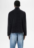 画像6: 【OUR LEGACY(アワーレガシー)】SHRUNKEN FULLZIP POLO/ Phantom Stripe Velour