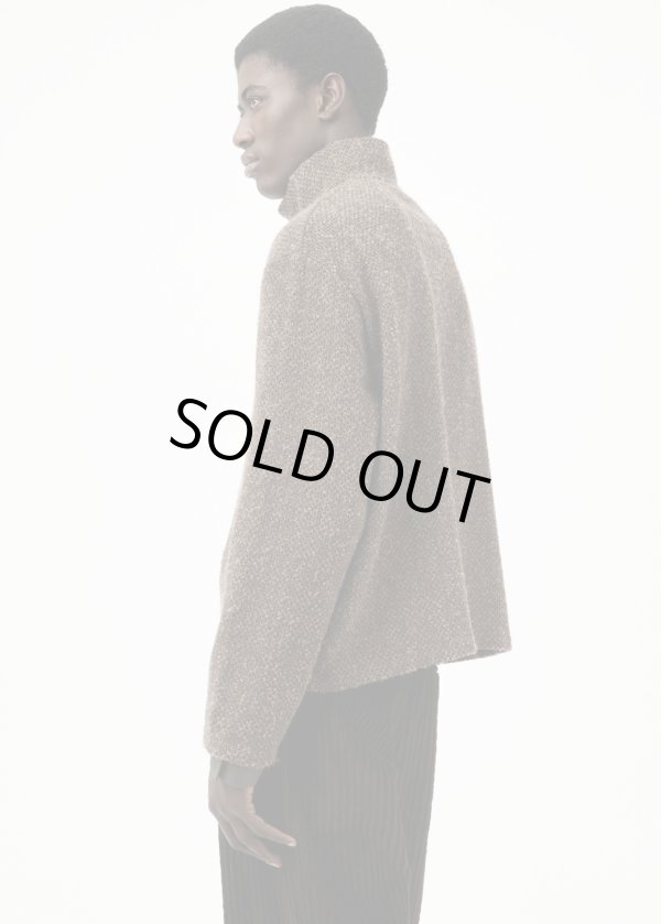 画像5: 【OUR LEGACY(アワーレガシー)】SHRUNKEN FULLZIP POLO/ Brown Sparse Buckle Weave