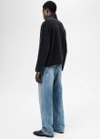 画像5: 【OUR LEGACY(アワーレガシー)】SHRUNKEN FULLZIP POLO/ Phantom Stripe Velour