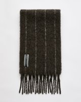 画像: (予約商品)【OUR LEGACY(アワーレガシー)】ESTATE SCARF/ Brown Pinstripe Fuzzy Alpaca