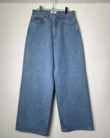 画像: 【REVERBERATE(リバーバレイト)】DENIM PANTS(BAGGY)/ SAX BLUE