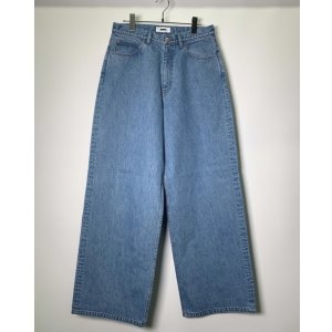 画像: 【REVERBERATE(リバーバレイト)】DENIM PANTS(BAGGY)/ SAX BLUE