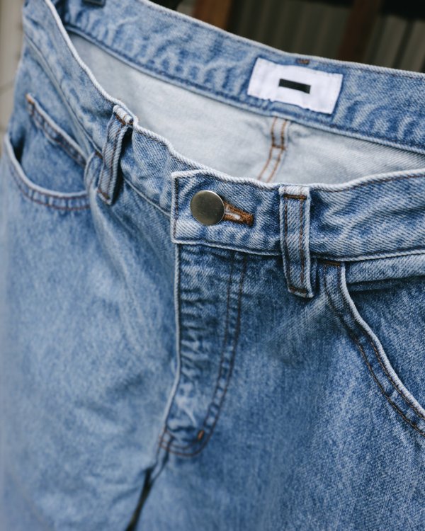 画像2: 【REVERBERATE(リバーバレイト)】DENIM PANTS(BAGGY)/ SAX BLUE