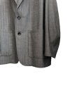 画像5: 【marka(マーカ)】STROLL AROUND JACKET／ウールサージ ワッシャータンブラー 　”Herringbone”