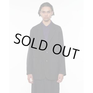 画像: 【marka(マーカ)】STROLL AROUND JACKET／ウールサージ ワッシャータンブラー 　”Chambray Black”