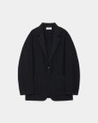 画像5: 【marka(マーカ)】STROLL AROUND JACKET／ウールサージ ワッシャータンブラー 　”Chambray Black”
