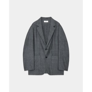 画像: 【marka(マーカ)】STROLL AROUND JACKET／ウールサージ ワッシャータンブラー 　”Herringbone”