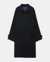 画像: 【marka(マーカ)】RAGLAN SLEEVE COAT 　”CHAMBRAY BLACK”