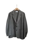 画像3: 【marka(マーカ)】STROLL AROUND JACKET／ウールサージ ワッシャータンブラー 　”Herringbone”