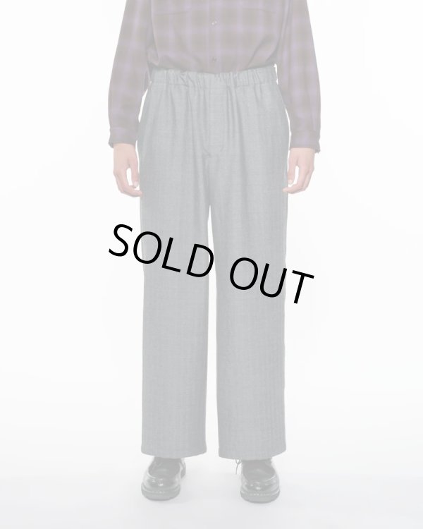 画像1: 【marka(マーカ)】WIDE LEG EASY PANTS  　”HERRINGBONE”