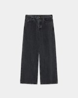 画像: 【marka(マーカ)】Organic Cotton 13.5Oz Selvedge Denim Wide Leg Jeans　”Faded Black”