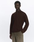 画像2: 【MARKAWARE(マーカウェア)】Super 160’s Wool Washable Knit Long Sleeve Polo　”Olive Drab”