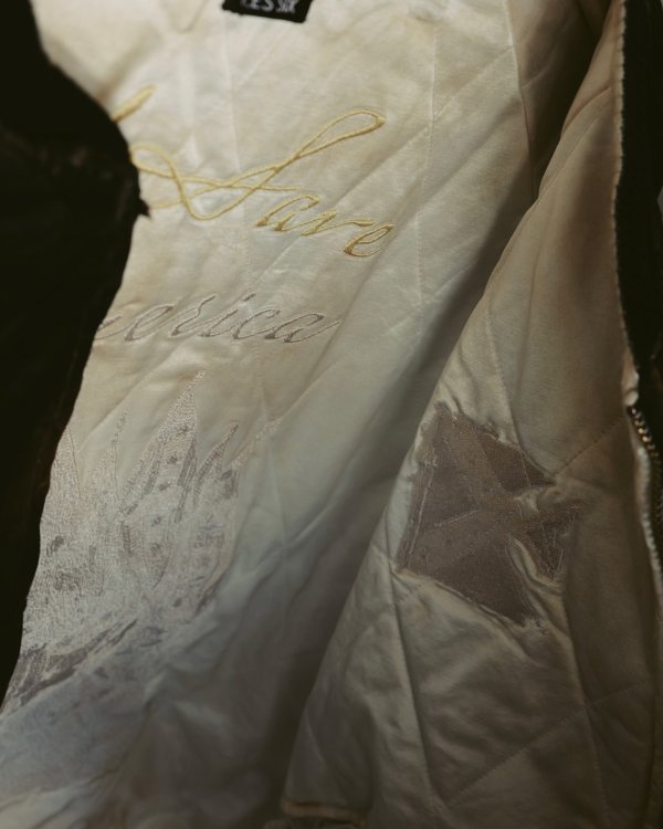 画像7: 【LES SIX(レシス)】Orthodox Rebel Souvenir Jacket / Black×White