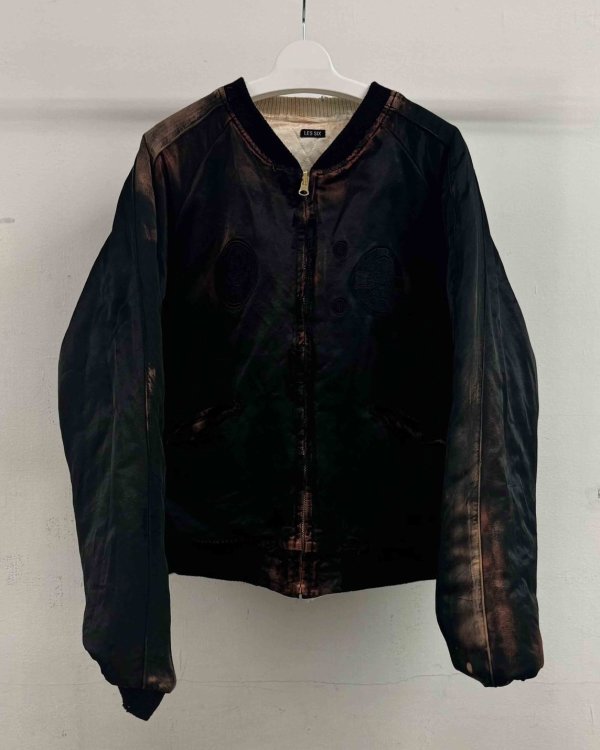 画像1: 【LES SIX(レシス)】Orthodox Rebel Souvenir Jacket / Black×White