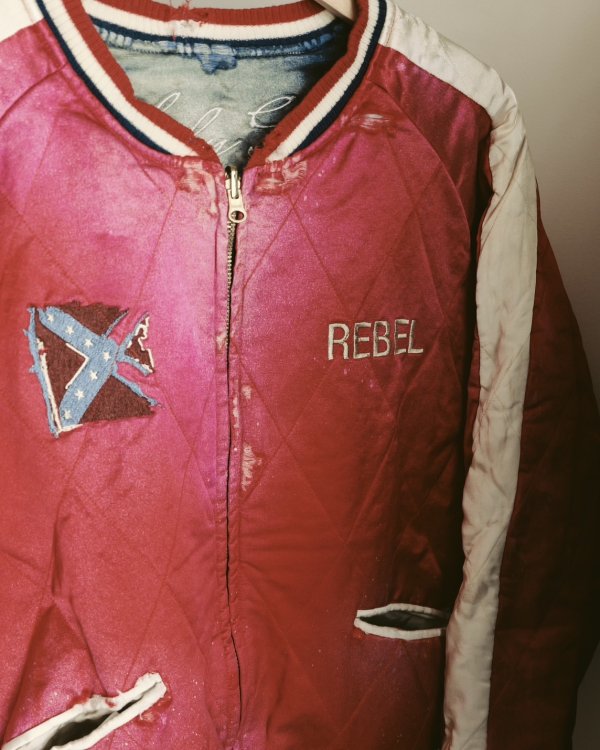 画像9: 【LES SIX(レシス)】Orthodox Rebel Souvenir Jacket / Blue×Red