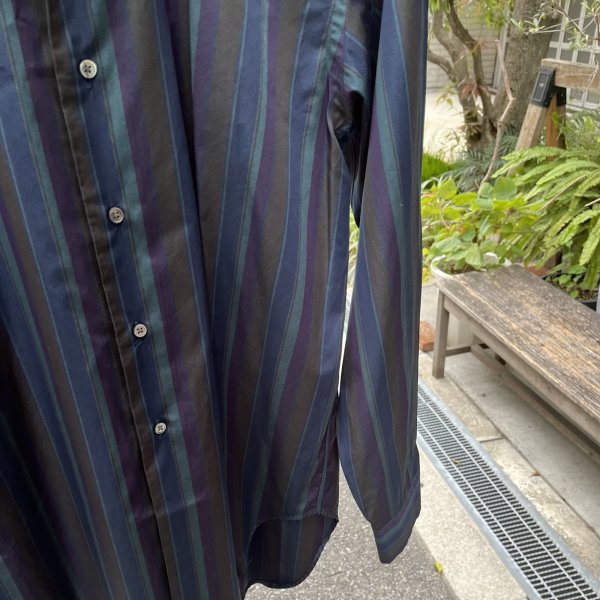 画像4: 【HEUGN(ユーゲン)】"Alan" Over Dye Stripe / Green