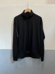 画像3: 【marka(マーカ)】ウォッシャブルウール天竺 / タートルネック　”Black”