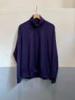 画像3: 【marka(マーカ)】ウォッシャブルウール天竺 / タートルネック　”Dark Purple”