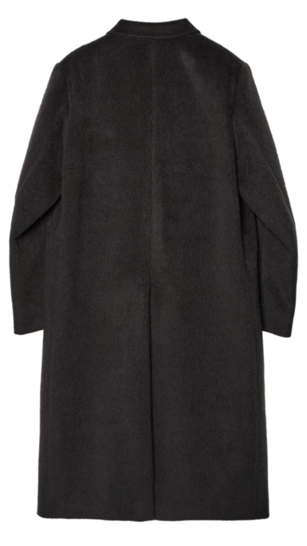 画像3: 【IRENISA(イレニサ)】DOUBLE-BREASTED CHESTER COAT / GREEN BLACK