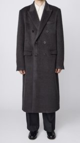 画像: 【IRENISA(イレニサ)】DOUBLE-BREASTED CHESTER COAT / GREEN BLACK