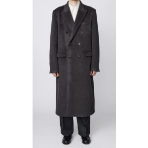 画像: 【IRENISA(イレニサ)】DOUBLE-BREASTED CHESTER COAT / GREEN BLACK