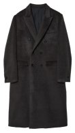画像2: 【IRENISA(イレニサ)】DOUBLE-BREASTED CHESTER COAT / GREEN BLACK