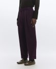 画像2: 【MARKAWARE(マーカウェア)】Polwarth Tuxedo Cloth Double Pleated Wide Trousers "Purple"