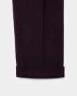 画像6: 【MARKAWARE(マーカウェア)】Polwarth Tuxedo Cloth Double Pleated Wide Trousers "Purple"