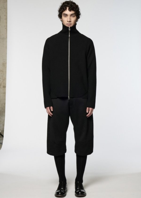 画像1: 【Omar Afridi(オマールアフリディ)】ARTICULATED DRIVERS KNIT/ BLACK