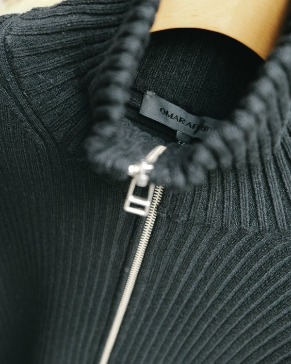 画像3: 【Omar Afridi(オマールアフリディ)】ARTICULATED DRIVERS KNIT/ BLACK