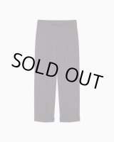 画像: 【MARKAWARE(マーカウェア)】Polwarth Tuxedo Cloth Double Pleated Wide Trousers "Purple"