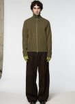 画像1: 【Omar Afridi(オマールアフリディ)】ARTICULATED DRIVERS KNIT/ YELLOW DARK GREY