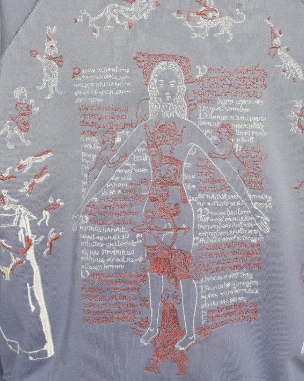 画像9: 【Samuel Zelig(サミュエルゼリグ)】Medieval Crewneck/ Pale Blue