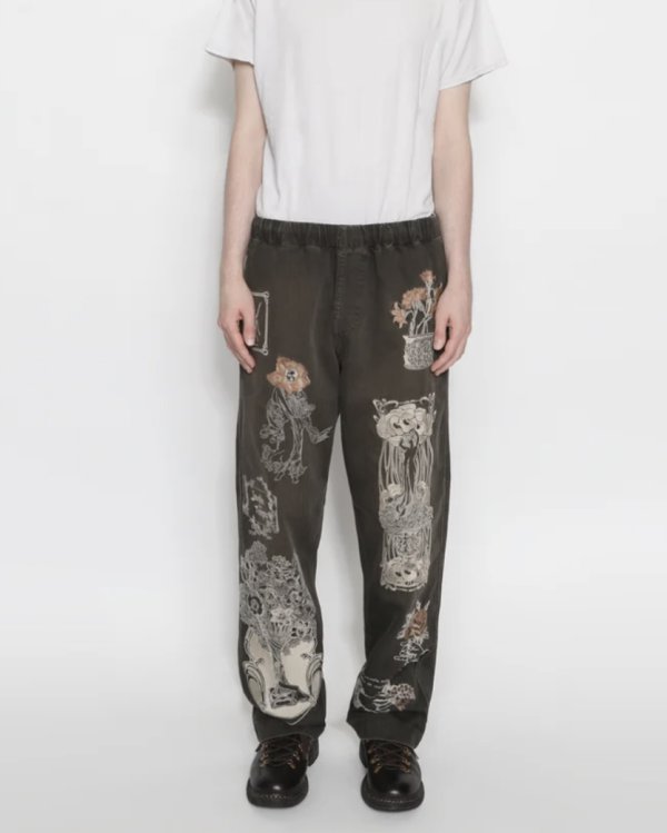 Samuel Zelig(サミュエルゼリグ)】Jardin Pant/ Faded Black