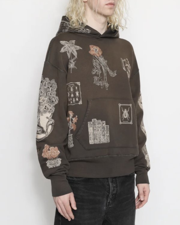 画像4: 【Samuel Zelig(サミュエルゼリグ)】Jardin Hoodie/ Faded Black