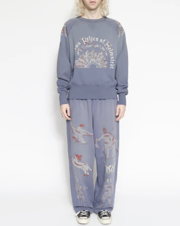 画像10: 【Samuel Zelig(サミュエルゼリグ)】Medieval Crewneck/ Pale Blue