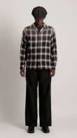 画像7: 【T.T(Taiga Takahashi)】Lot.101 Open Collar Shirt / BLEACHED GRAY PLAID
