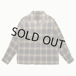 画像: 【T.T(Taiga Takahashi)】Lot.101 Open Collar Shirt / BLEACHED BEIGE PLAID