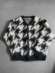 画像1: 【FAF(エフエーエフ)】Houndstooth Cardigan　””Black”