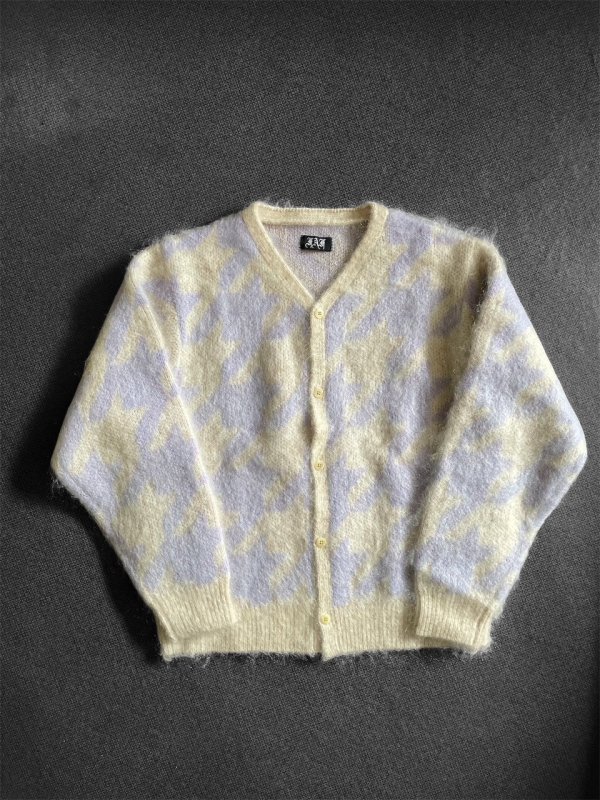 画像1: 【FAF(エフエーエフ)】Houndstooth Cardigan　””Pink”