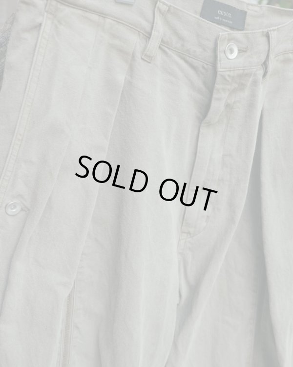 画像2: 【ensou.(エンソウ)】Parachute Pants/ Olive